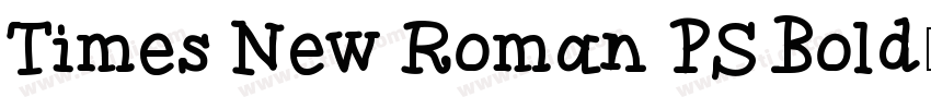 Times New Roman PS Bold字体下载字体转换